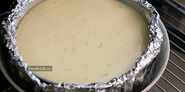 лаймовый чизкейк с малиновым соусом