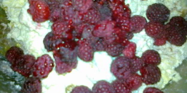 малиновый чизкейк