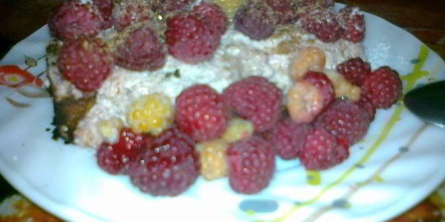 малиновый чизкейк