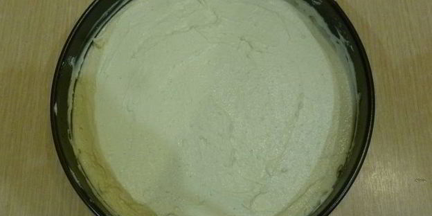 медовый чизкейк с клюквой