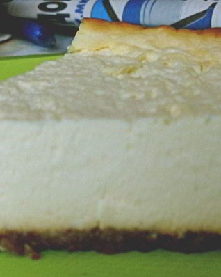 Низкокалорийный чизкейк с ванилью