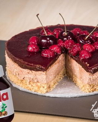 Праздничный чизкейк с Нутеллой