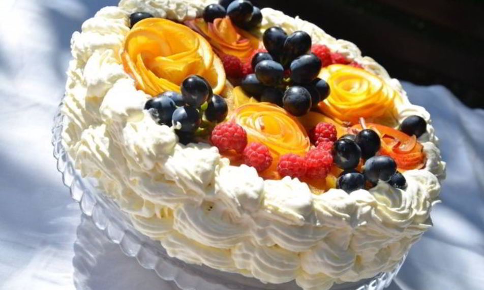 Рецепт шоколадного чизкейка с фруктами