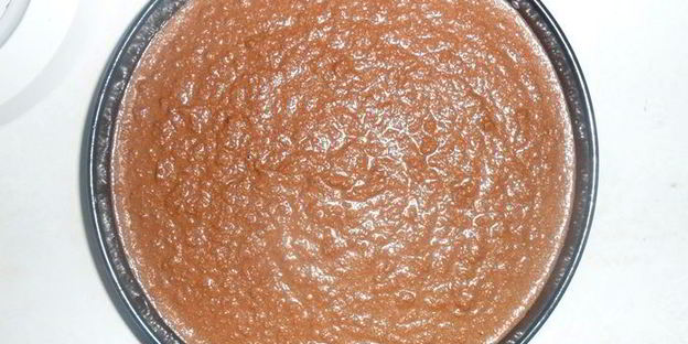 шоколадный чизкейк с кокосовыми вафлями и черносливом