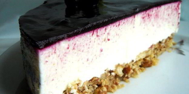 смородиновый чизкейк на хрустящей основе