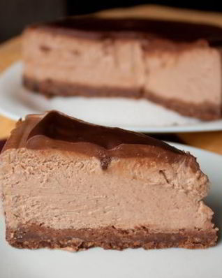 Тройной шоколадный чизкейк