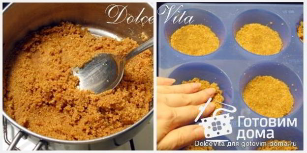 творожные мини-чизкейки с белым шоколадом и ягодами