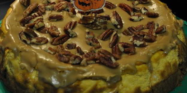 тыквенно-пекановый чизкейк