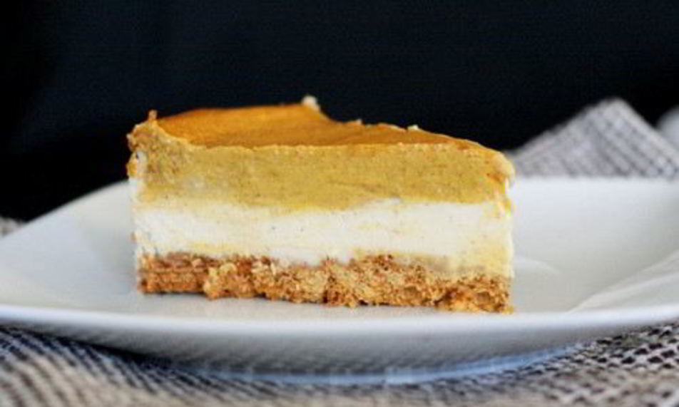 Рецепт тыквенного чизкейка с крекером