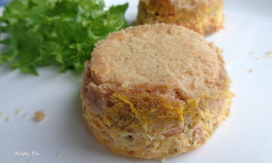 Рецепт тыквенных мини-чизкейков с лососем