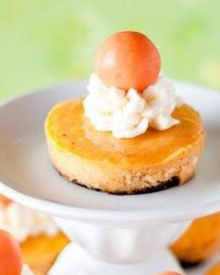 Тыквенные мини-чизкейки с патокой