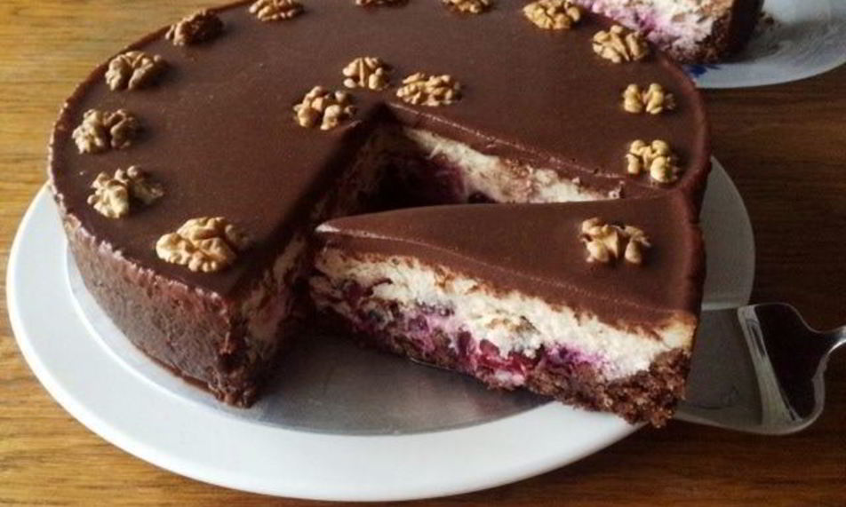 Рецепт вишнева-смородинового чизкейк