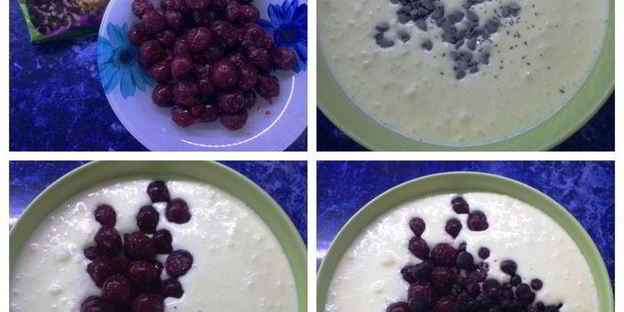 вишнево-смородиновый чизкейк