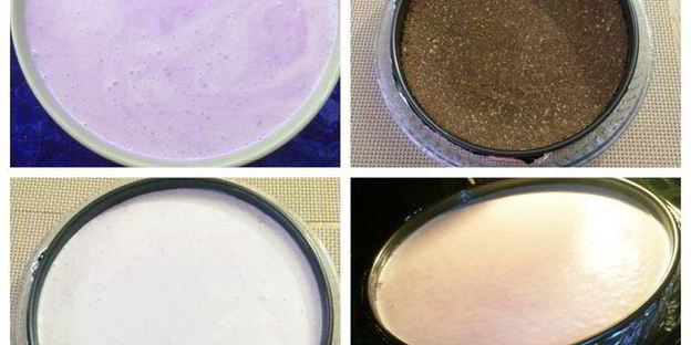 вишнево-смородиновый чизкейк