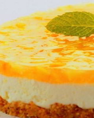 Яблочный чизкейк с желе