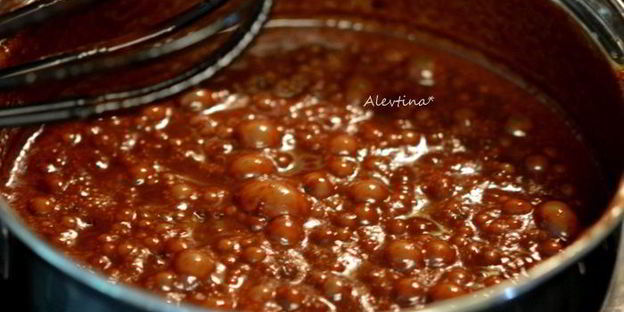 ягодный брауни чизкейк