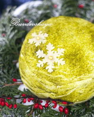 Японский чизкейк с чаем матча