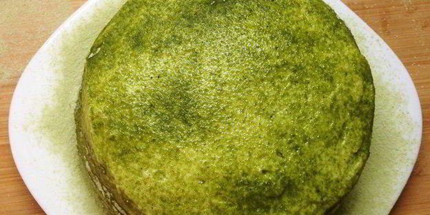 японский чизкейк с чаем матча