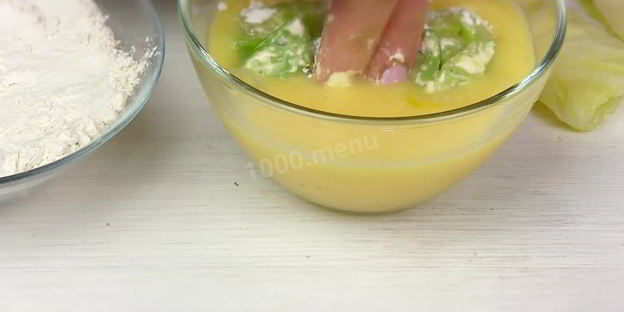 капустные конвертики с сыром