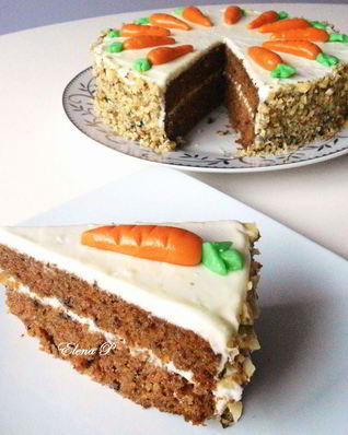 Английский морковный кекс