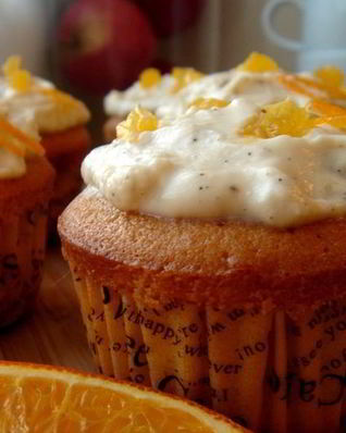 Апельсиновые кексики