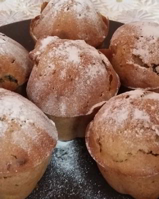 Чайный кекс с изюмом в аэрогриле