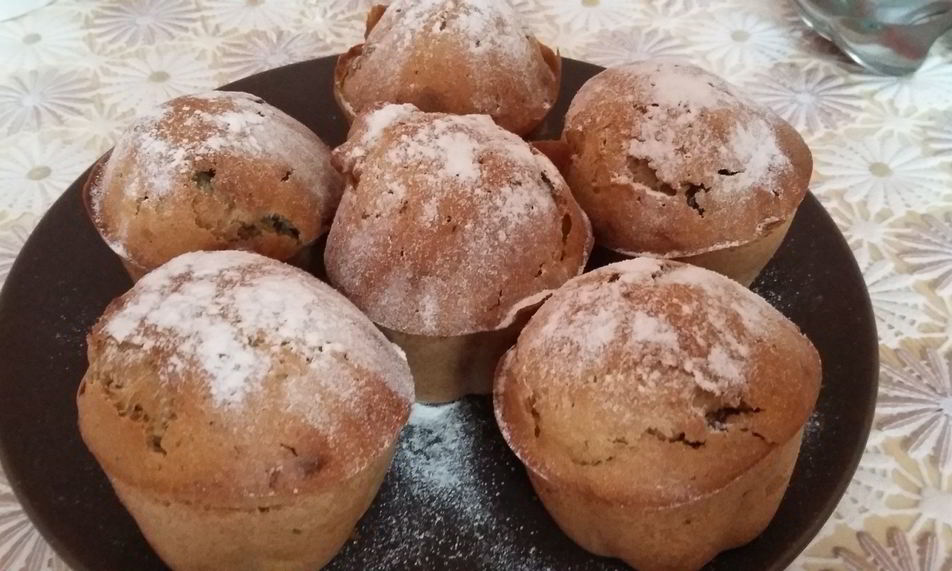 Рецепт чайного кекса с изюмом в аэрогриле