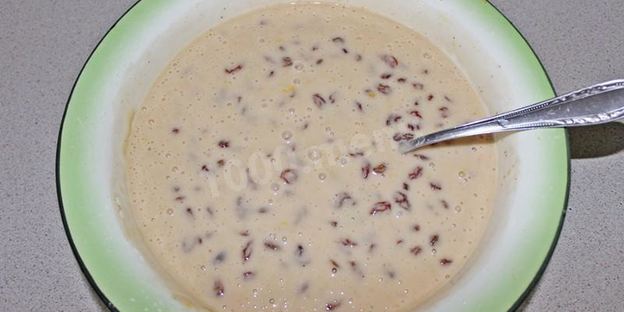 чайный кекс с изюмом