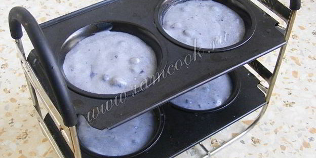 черничные кексы в хлебопечке