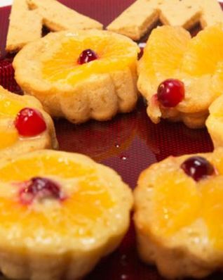 Имбирные кексы с мандаринами