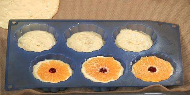 имбирные кексы с мандаринами