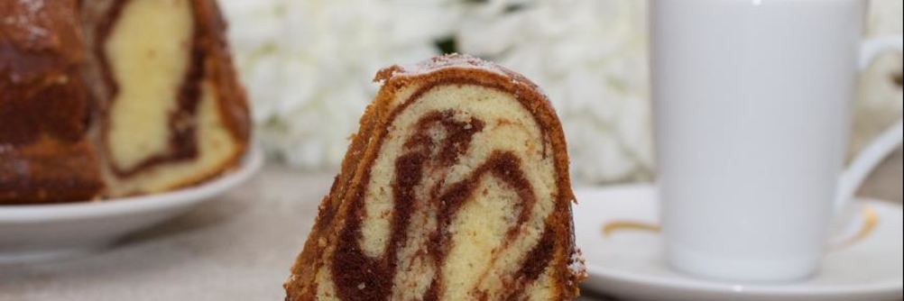 Кекс мраморный