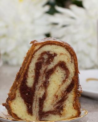 Кекс мраморный