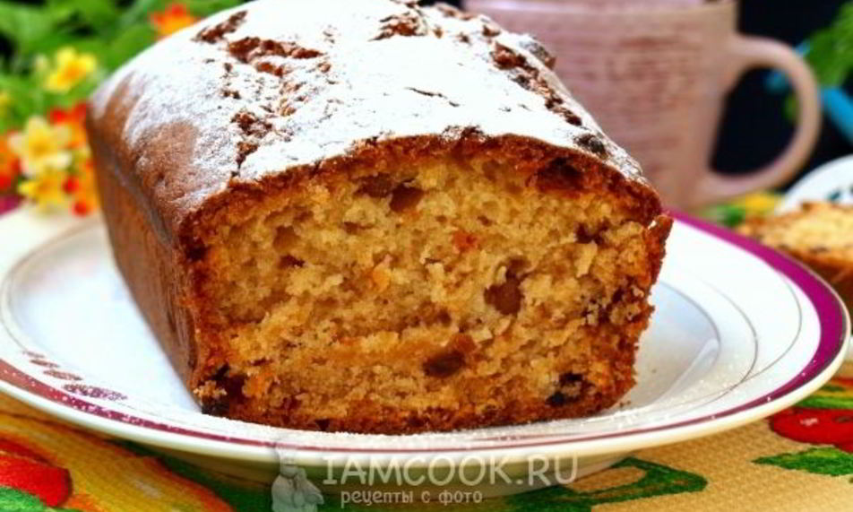 Рецепт кекса на кефире без яиц