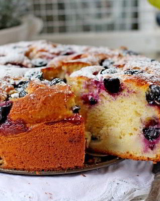 Кекс с виноградом