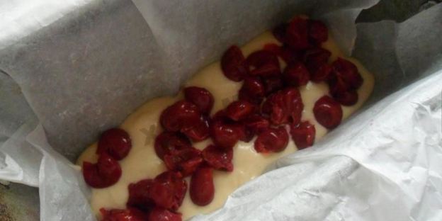 кекс с вишней на кефире