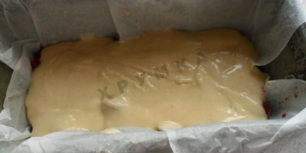 кекс с вишней на кефире