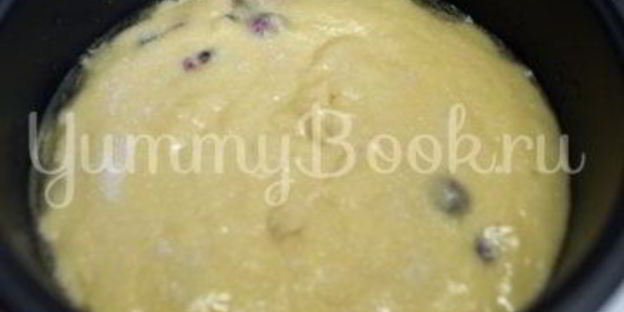 кекс с вишней в мультиварке