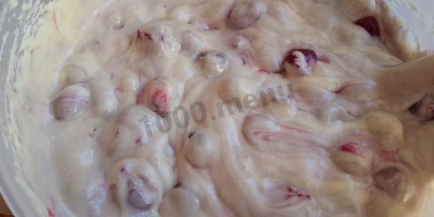 кекс с вишнями