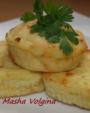 Кексы с кабачком и сыром