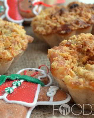 Кексы с яблоками