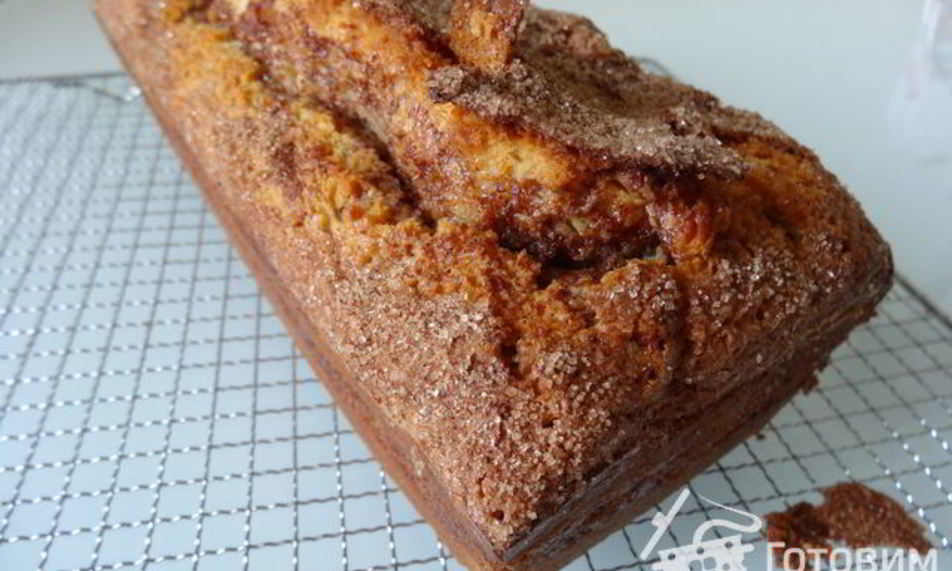 Рецепт коричного кекса с хрустящей корочкой