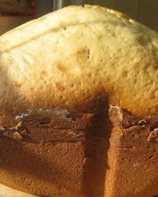 Лимонный кекс в хлебопечке Панасоник