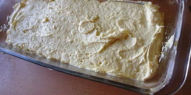 лимонный кекс в лимонной глазури