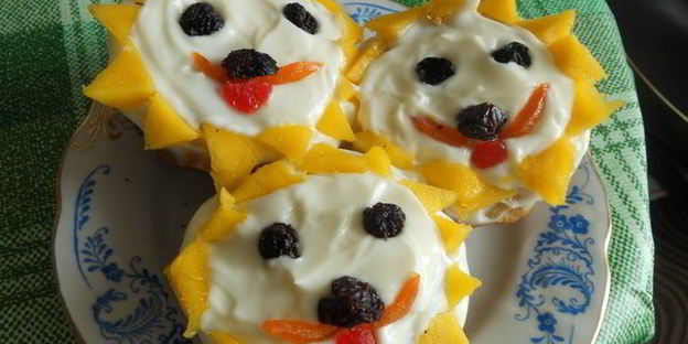 манговые кексы львята