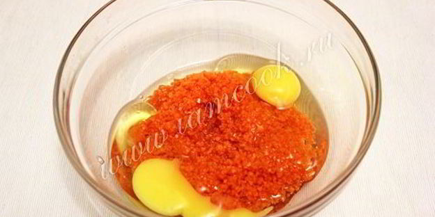 морковный кекс с грецкими орехами