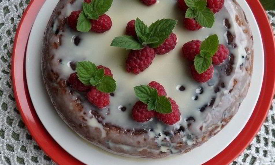 Рецепт мультикекса с малиной