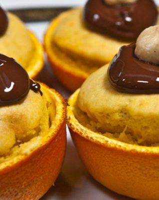 Оранжевые кексы