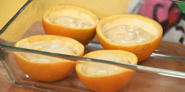 оранжевые кексы