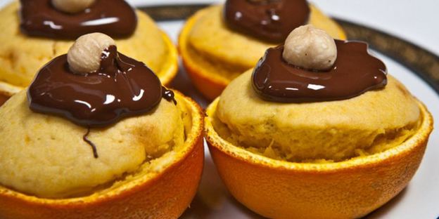 оранжевые кексы